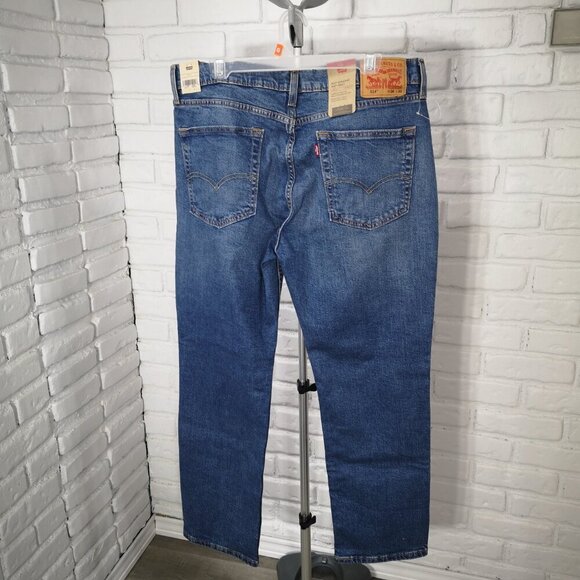 NWT Levi's 514 Men's Size 36/30 Straight Leg Medium Wash Blue Jeans - Picture 3 of 14